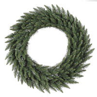 6 ft. Christmas Wreath - Classic PVC Needles - Camdon Fir - Unlit - Vickerman A861072