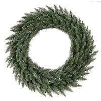 4 ft. Christmas Wreath - Classic PVC Needles - Camdon Fir - Unlit  - Vickerman A861048