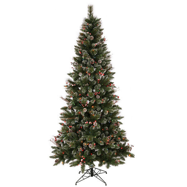 9 ft. x 51 in. Frosted Christmas Tree Image