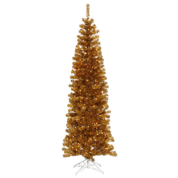 7.5 ft. x 36 in. Gold Christmas Tree Image