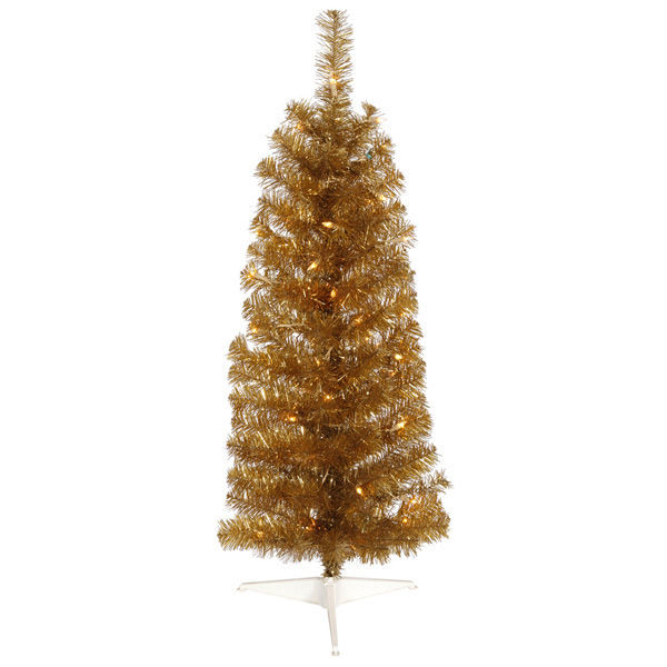 3 ft. x 14 in. Gold Christmas Tree Image