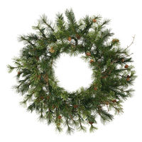 2.5 ft. Christmas Wreath - Classic Needles - Mixed Country Pine - Unlit  - Vickerman A801830