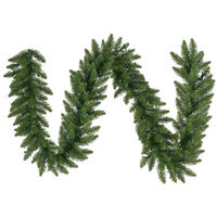 9 ft. Christmas Garland - Classic PVC Needles - Camdon Fir - Unlit  - Vickerman A861123