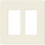 Decorator Wall Plate - Almond - 2 Gang