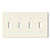 Leviton 82012 - Wallplate - Almond