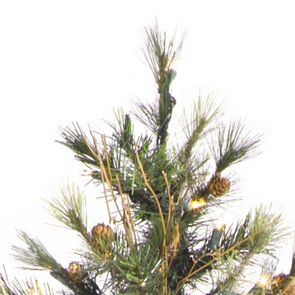 2 ft. x 24 in. Artificial Half Wall Christmas Tree Image