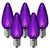 25 Pack - C9 - LED - Purple - Faceted Finish Thumbnail
