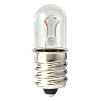 Mini Indicator Lamp - 6.3 Volt - 0.25 Amp - T3.25 Bulb - Miniature Screw Base - 10 Pack