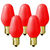 7 Watt - C7 - Opaque Red - Candelabra Base Thumbnail