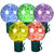 25 ft. Stringer - (25) LED Tinsel Filled Globes - MULTI-COLOR Thumbnail