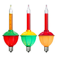 Vickerman V490773 - Multi-Color Bubble Light Replacement Bulbs - 3 Pack