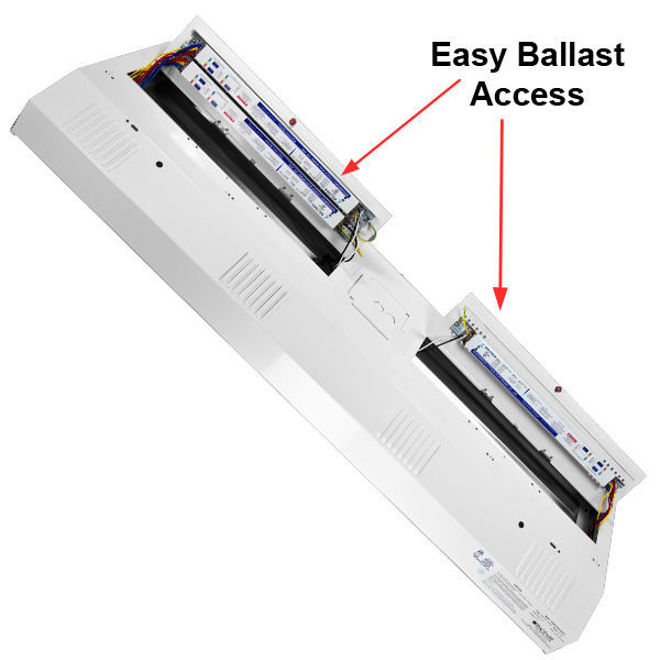 6 Lamp - F32T8 - 4 ft. - Fluorescent High Bay Fixture Image