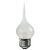 7 Watt - Frost - Bent Tip - Silicone Tip Chandelier Bulb - 4.3 in. x 1.4 in. Thumbnail