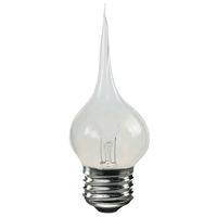 7 Watt - Frost - Bent Tip - Silicone Tip Chandelier Bulb - Medium Base - 120 Volt - Bulbrite 411007