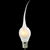 6 Watt - Frost - Flame Tip - Silicone Flame Chandelier Bulb - 4.3 in. x 0.8 in. Thumbnail