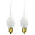 5 Watt - Frost - Bent Tip - Silicone Tip Chandelier Bulb - 2 Pack - 2.5 in. x 0.9 in. Thumbnail