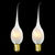5 Watt - Frost - Bent Tip - Silicone Tip Chandelier Bulb - 2 Pack - 2.5 in. x 0.9 in. Thumbnail