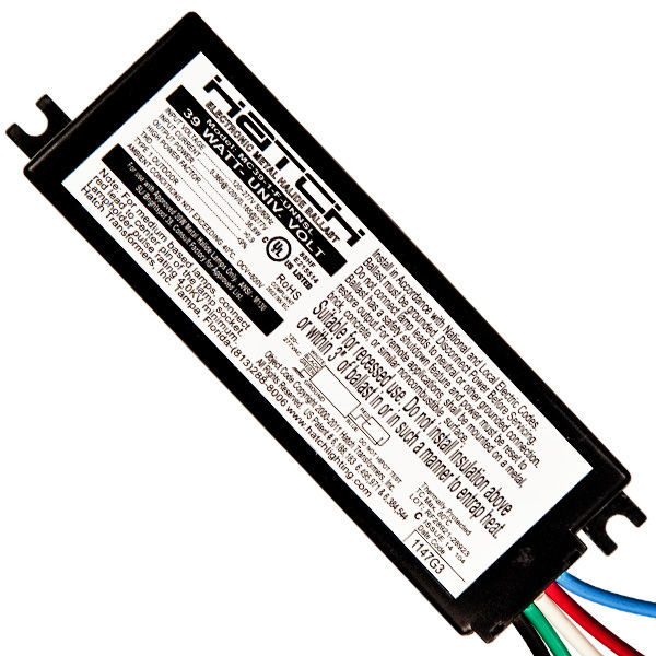 Hatch MC39-1-F-UNNSL - 39 Watt - Electronic Metal Halide Ballast Image