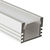 3.28 ft. Anodized Aluminum PDS4-ALU Channel Thumbnail