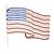 Rope Light - Hanging US Flag Thumbnail