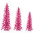 2 ft., 3 ft., 4 ft. Pink Christmas Trees Thumbnail