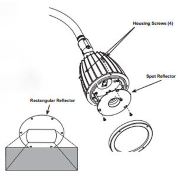 Gooseneck Clear Lens, Reflector and Frame Image