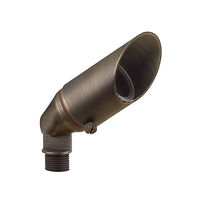 20 Watt - Halogen - Little Smoky Accent Bullet Light - Solid Brass - Bronze Finish - 3000K - 36 Deg. Beam Angle - 12 Volt - Greenscape FL-104B-MR11-20
