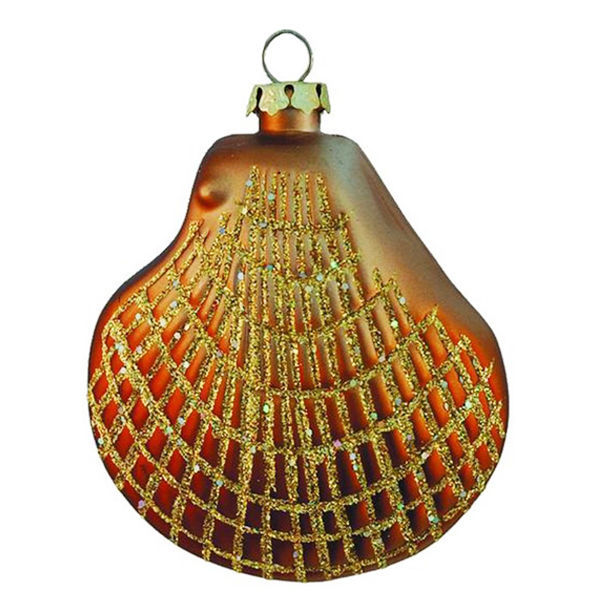 Clam Shell Christmas Ornament Image