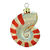 Striped Nautilus Shell Christmas Ornament Thumbnail