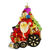 Santa on Train Christmas Ornament Thumbnail