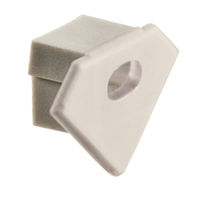 End Cap with Hole for 45-ALU Channel - Klus 1440