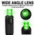 25 ft. LED String Lights - (50) Wide Angle LEDs - Lime Green Frost - 6 in. Bulb Spacing - Black Wire Thumbnail