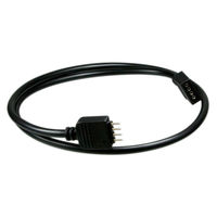 18 in. Interconnection Cable for 12 or 24 Volt LED Tape Light - FlexTec CA-S2S-4P-18IN