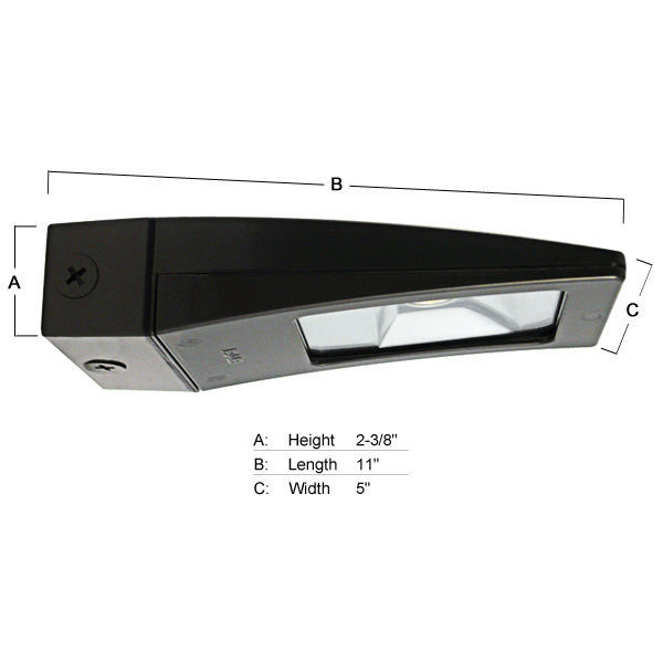 RAB WPLED13DC - LED Wall Pack Image