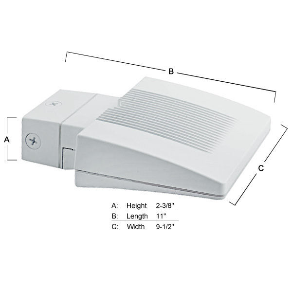 26 Watt - LED - Wall Pack - 175W Equal Image