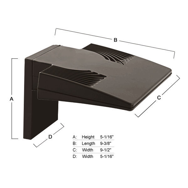 20 Watt - LED - Wall Pack - 150W Equal Image