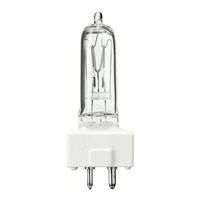 SYLVANIA 54486 - Stage and Studio - 64777CP92 - T34 - Halogen - 2000 Watt - 230 Volt - G22 Base - 3200K