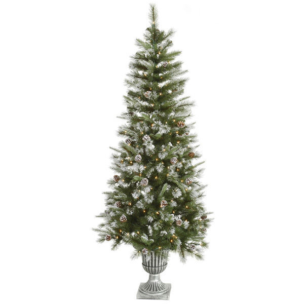 6.5 ft. Potted Artificial Christmas Tree Image