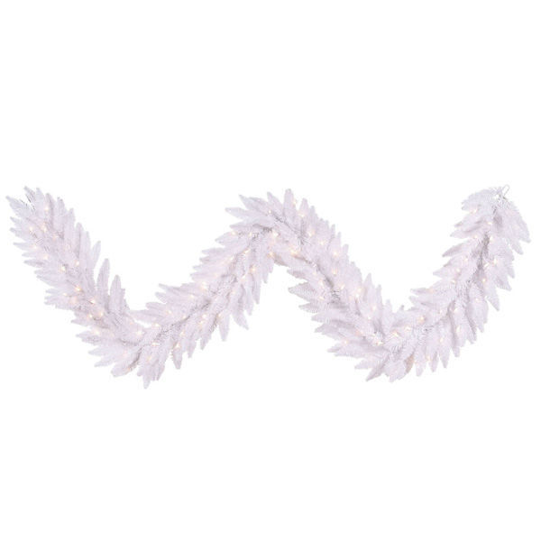 9 ft. Winter Wonderland White Fir Garland Image