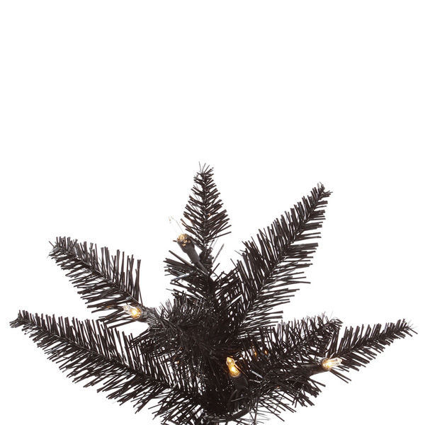 10 ft. x 50 in. Black Christmas Tree Image