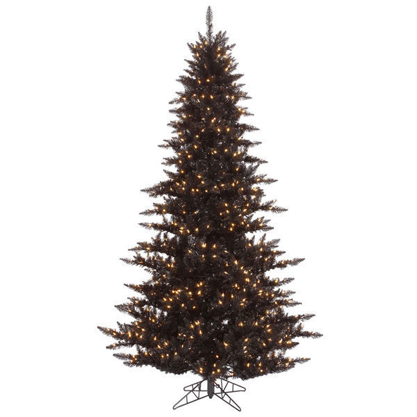 3 ft. x 25 in. Black Christmas Tree Image