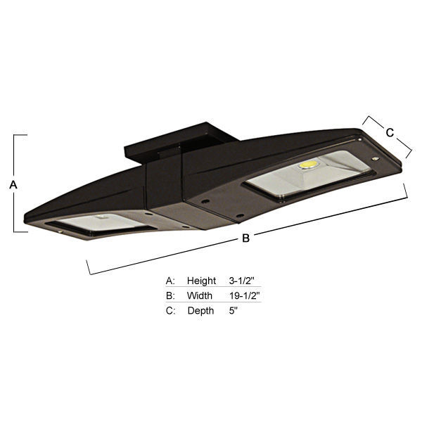 LED Flush Mount Ceiling Light - 2069 Lumens - 26 Watt - 70W Equal Image
