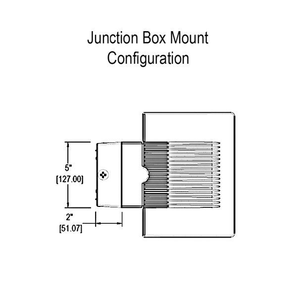 26 Watt - LED - Wall Pack - 175W Equal Image