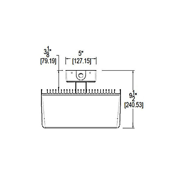 52 Watt - LED - 3 Option Cutoff Wall Pack - 250W Equal Image