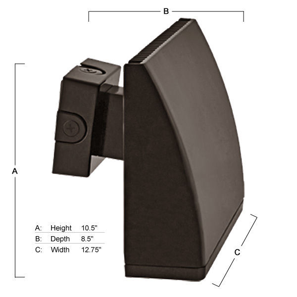 52 Watt - LED - 3 Option Cutoff Wall Pack - 250W Equal Image