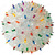 6 in. dia. Multi-Color Starlight Sphere - Utilizes 50 Mini Lights Thumbnail