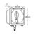 RAB EZHH150PSQ - Metal Halide Flood Light Fixture Thumbnail