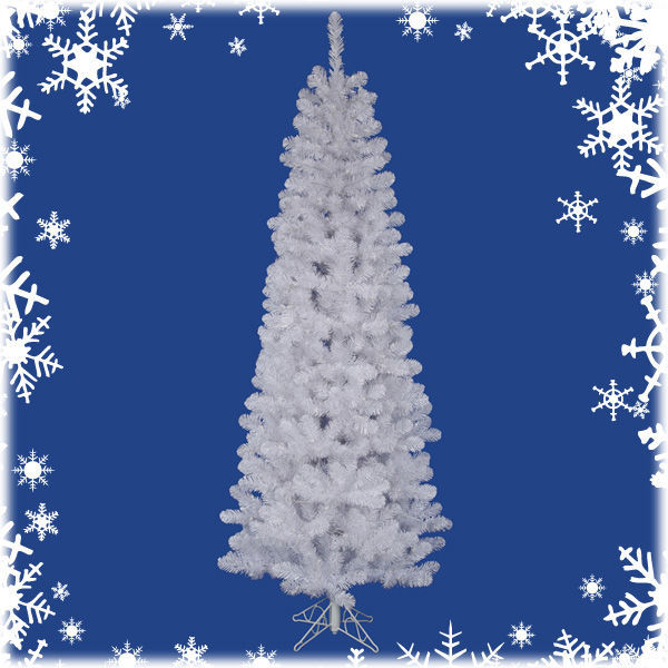 8.5 ft. x 39 in. White Christmas Tree Image