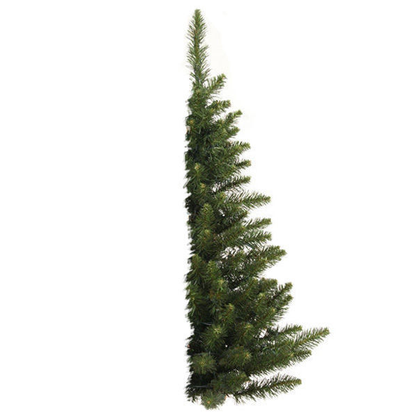 3 ft. x 24 in. - Artificial Half Wall Christmas Tree Image