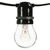 48 ft. Patio String Lights - Black Wire - 24 Sockets Thumbnail